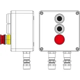 ДКС Взрывозащищенный пост управления из полиэстера CPE-P-05-(2xP1B(11)-1xP3E(11))-2xKA2MHK(C)1Ex d e IIC Т5 Gb / Ex tb IIIC T95°C Db IP66/КЗ 2231.051.22.11H DKC