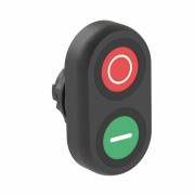 ДКС Взрывозащищенная насадка-двойная кнопка зеленый/красный. 2361.0100.610 DKC