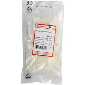 ДКС Хомут P6.6 с основанием, белый, 3,5x150 (новый аналог 252155SR-M) 252155-M DKC ДКС Хомут P6.6 с основанием, белый, 3,5x150 (новый аналог 252155SR-M) 252155-M DKC