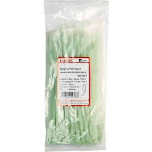ДКС Хомут P6.6 устойчивый к высоким температурам, зеленый, 4,8x200 25215CT DKC ДКС Хомут P6.6 устойчивый к высоким температурам, зеленый, 4,8x200 25215CT DKC