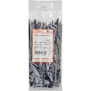 ДКС Хомут P6.6 стандартный, черный, 2,6х160 (новый аналог 25306SR) 25306 DKC ДКС Хомут P6.6 стандартный, черный, 2,6х160 (новый аналог 25306SR) 25306 DKC