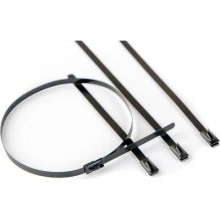 ДКС Хомут из нержавеющей стали AISI 304 12x250 мм с эпоксидно-полиэстерным покрытием 301225EP DKC