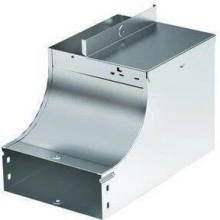 ДКС Угол CSSS 90 вертикальный внутр. переходник левый. осн.150 H100, горячеоцинкованный 37073HDZ DKC
