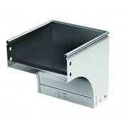 ДКС Угол CDV 90 вертикальный внешний осн.100 H50 в комплекте с крепежными элементами и соединительными пластинами, необходимыми для монтажа, горячеоцинкованный 37572KHDZ DKC