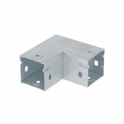 ДКС Горизонтальный глухой угол 90 градусов 50х50, цинк-ламельный 39000ZL DKC