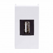 ДКС USB 2.0 розетка, Viva, белая, 1 мод. 42018 DKC