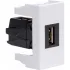 ДКС USB 2.0 розетка, Viva, белая, 1 мод. 42018 DKC ДКС USB 2.0 розетка, Viva, белая, 1 мод. 42018 DKC