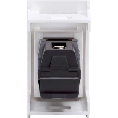 ДКС USB 2.0 розетка, Viva, белая, 1 мод. 42018 DKC ДКС USB 2.0 розетка, Viva, белая, 1 мод. 42018 DKC