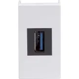 ДКС USB 3.0 розетка, Viva, белая, 1 мод. 43018 DKC