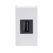 ДКС USB 3.0 розетка, Viva, белая, 1 мод. 43018 DKC