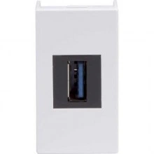 ДКС USB 3.0 розетка, Viva, белая, 1 мод. 43018 DKC