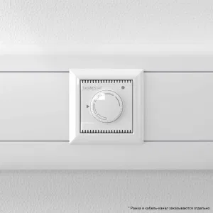 ДКС Термостат модульный для теплых полов, Avanti, белое облако, 2 модуля 4400162 DKC ДКС Термостат модульный для теплых полов, Avanti, белое облако, 2 модуля 4400162 DKC