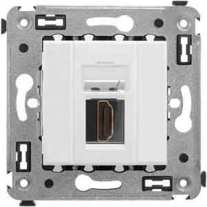 ДКС HDMI розетка одинарная в стену, тип А-А, Avanti, белое облако 4400253 DKC ДКС HDMI розетка одинарная в стену, тип А-А, Avanti, белое облако 4400253 DKC