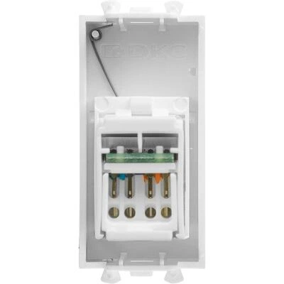 ДКС Компьютерная розетка RJ-45 модульная, кат.6, "Avanti", "Белое облако", 1 модуль 4400291 DKC ДКС Компьютерная розетка RJ-45 модульная, кат.6, "Avanti", "Белое облако", 1 модуль 4400291 DKC