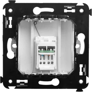 ДКС Компьютерная розетка RJ-45 в стену, кат.6 одинарная, ДКС Компьютерная розетка RJ-45 в стену, кат.6 одинарная,