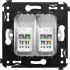 ДКС Компьютерная розетка RJ-45 в стену, кат.6 двойная, ДКС Компьютерная розетка RJ-45 в стену, кат.6 двойная,