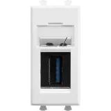 ДКС USB 3.0 розетка модульная, тип А-А, Avanti, белое облако, 1 модуль 4400301 DKC