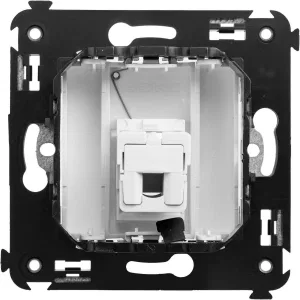 ДКС Телефонная розетка RJ-12 в стену одинарная, Avanti, белое облако 4400313 DKC ДКС Телефонная розетка RJ-12 в стену одинарная, Avanti, белое облако 4400313 DKC