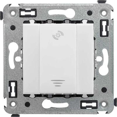 ДКС Диммер кнопочный в стену для LED ламп, Avanti, белое облако 4400343 DKC