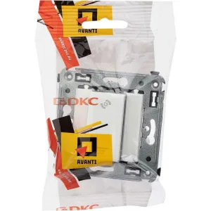 ДКС Диммер кнопочный в стену для LED ламп, Avanti, белое облако 4400343 DKC ДКС Диммер кнопочный в стену для LED ламп, Avanti, белое облако 4400343 DKC