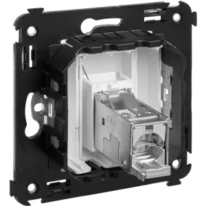 ДКС Компьютерная розетка RJ-45 в стену, кат.5e одинарная экранированная, Avanti, белое облако 4400363 DKC ДКС Компьютерная розетка RJ-45 в стену, кат.5e одинарная экранированная, Avanti, белое облако 4400363 DKC