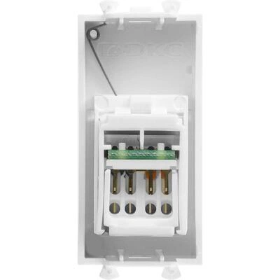 ДКС Компьютерная розетка RJ-45 модульная, кат.6А, "Avanti", "Белое облако", 1 модуль 4400371 DKC ДКС Компьютерная розетка RJ-45 модульная, кат.6А, "Avanti", "Белое облако", 1 модуль 4400371 DKC