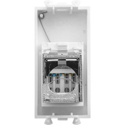 ДКС Компьютерная розетка RJ-45 модульная, кат.6 экранированная, "Avanti","Белое облако", 1 модуль 4400391 DKC ДКС Компьютерная розетка RJ-45 модульная, кат.6 экранированная, "Avanti","Белое облако", 1 модуль 4400391 DKC