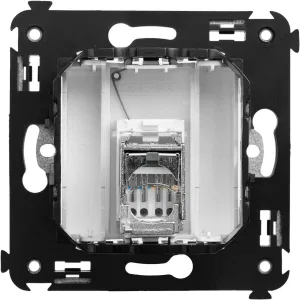 ДКС Компьютерная розетка RJ-45 в стену, кат.6 одинарная экранированная, Avanti, белое облако 4400393 DKC ДКС Компьютерная розетка RJ-45 в стену, кат.6 одинарная экранированная, Avanti, белое облако 4400393 DKC
