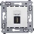 ДКС USB 2.0 розетка одинарная в стену, тип А-А, Avanti, белое облако 4400403 DKC ДКС USB 2.0 розетка одинарная в стену, тип А-А, Avanti, белое облако 4400403 DKC