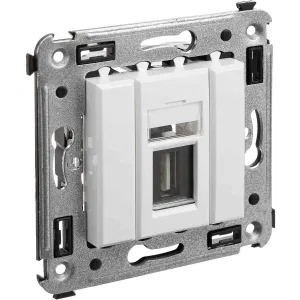 ДКС USB 2.0 розетка одинарная в стену, тип А-А, Avanti, белое облако 4400403 DKC ДКС USB 2.0 розетка одинарная в стену, тип А-А, Avanti, белое облако 4400403 DKC