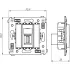 ДКС USB 2.0 розетка одинарная в стену, тип А-А, Avanti, белое облако 4400403 DKC ДКС USB 2.0 розетка одинарная в стену, тип А-А, Avanti, белое облако 4400403 DKC