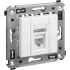 ДКС Компьютерная розетка RJ-45 в стену, кат.5e одинарная, Avanti, белоеоблако 4400463 DKC ДКС Компьютерная розетка RJ-45 в стену, кат.5e одинарная, Avanti, белоеоблако 4400463 DKC