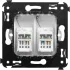 ДКС Компьютерная розетка RJ-45 в стену, кат.5e двойная, Avanti, белое облако 4400464 DKC ДКС Компьютерная розетка RJ-45 в стену, кат.5e двойная, Avanti, белое облако 4400464 DKC