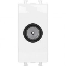 ДКС Розетка TV оконечная модульная, Avanti, белое облако, 1 модуль 4400521 DKC