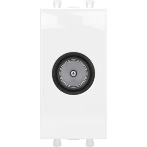 ДКС Розетка TV оконечная модульная, Avanti, белое облако, 1 модуль 4400521 DKC ДКС Розетка TV оконечная модульная, Avanti, белое облако, 1 модуль 4400521 DKC