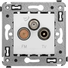 ДКС Розетка TV-FM-SAT в стену, Avanti, белое облако 4400533 DKC