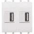 ДКС USB зарядное устройство модульное, Avanti, белое облако, 2 модуля, 2.1 А 4400542 DKC ДКС USB зарядное устройство модульное, Avanti, белое облако, 2 модуля, 2.1 А 4400542 DKC