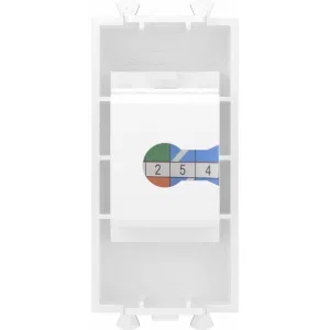 ДКС Телефонная розетка RJ-12 без шторки модульная, Avanti, белое облако, 1 модуль 4400611 DKC ДКС Телефонная розетка RJ-12 без шторки модульная, Avanti, белое облако, 1 модуль 4400611 DKC
