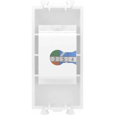 ДКС Телефонная розетка RJ-12 без шторки модульная, Avanti, белое облако, 1 модуль 4400611 DKC ДКС Телефонная розетка RJ-12 без шторки модульная, Avanti, белое облако, 1 модуль 4400611 DKC