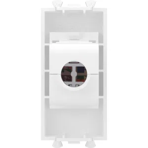 ДКС Компьютерная розетка RJ-45 без шторки модульная, кат.5е, Avanti, белое облако, 1 модуль 4400661 DKC ДКС Компьютерная розетка RJ-45 без шторки модульная, кат.5е, Avanti, белое облако, 1 модуль 4400661 DKC