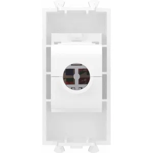 ДКС Компьютерная розетка RJ-45 без шторки модульная , кат.6А, Avanti, белое облако, 1 модуль 4400671 DKC ДКС Компьютерная розетка RJ-45 без шторки модульная , кат.6А, Avanti, белое облако, 1 модуль 4400671 DKC