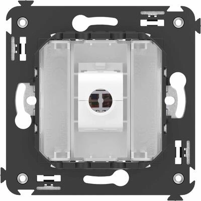 ДКС Компьютерная розетка RJ-45 без шторки в стену, кат.6A одинарная, Avanti, белое облако 4400673 DKC ДКС Компьютерная розетка RJ-45 без шторки в стену, кат.6A одинарная, Avanti, белое облако 4400673 DKC