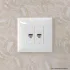 ДКС Компьютерная розетка RJ-45 без шторки в стену, кат.6A двойная, Avanti, белое облако 4400674 DKC ДКС Компьютерная розетка RJ-45 без шторки в стену, кат.6A двойная, Avanti, белое облако 4400674 DKC