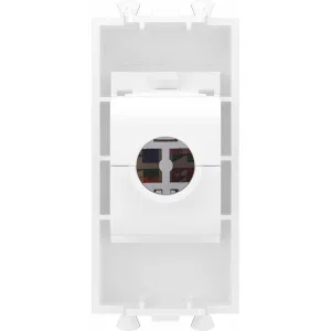 ДКС Компьютерная розетка RJ-45 без шторки модульная, кат.6, Avanti, белое облако, 1 модуль 4400691 DKC ДКС Компьютерная розетка RJ-45 без шторки модульная, кат.6, Avanti, белое облако, 1 модуль 4400691 DKC