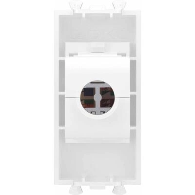 ДКС Компьютерная розетка RJ-45 без шторки модульная, кат.6, Avanti, белое облако, 1 модуль 4400691 DKC ДКС Компьютерная розетка RJ-45 без шторки модульная, кат.6, Avanti, белое облако, 1 модуль 4400691 DKC