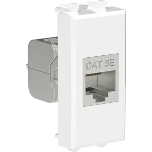 ДКС Компьютерная розетка RJ-45 без шторки модульная, кат.5е экранированная, Avanti, белое облако, 1 модуль 4400761 DKC ДКС Компьютерная розетка RJ-45 без шторки модульная, кат.5е экранированная, Avanti, белое облако, 1 модуль 4400761 DKC