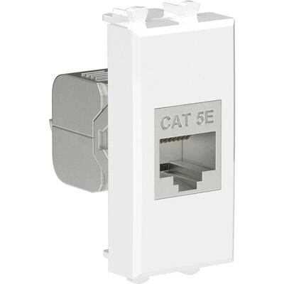 ДКС Компьютерная розетка RJ-45 без шторки модульная, кат.5е экранированная, Avanti, белое облако, 1 модуль 4400761 DKC ДКС Компьютерная розетка RJ-45 без шторки модульная, кат.5е экранированная, Avanti, белое облако, 1 модуль 4400761 DKC