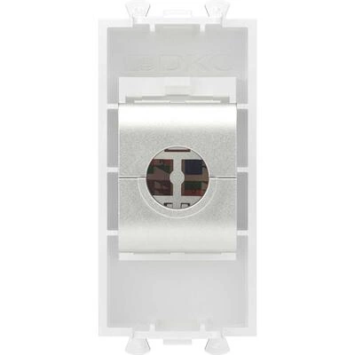 ДКС Компьютерная розетка RJ-45 без шторки модульная, кат.5е экранированная, Avanti, белое облако, 1 модуль 4400761 DKC ДКС Компьютерная розетка RJ-45 без шторки модульная, кат.5е экранированная, Avanti, белое облако, 1 модуль 4400761 DKC