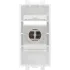 ДКС Компьютерная розетка RJ-45 без шторки модульная, кат.5е экранированная, Avanti, белое облако, 1 модуль 4400761 DKC ДКС Компьютерная розетка RJ-45 без шторки модульная, кат.5е экранированная, Avanti, белое облако, 1 модуль 4400761 DKC