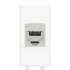 ДКС Компьютерная розетка RJ-45 без шторки модульная, кат.6А экранированная, Avanti, белое облако, 1 модуль 4400771 DKC ДКС Компьютерная розетка RJ-45 без шторки модульная, кат.6А экранированная, Avanti, белое облако, 1 модуль 4400771 DKC